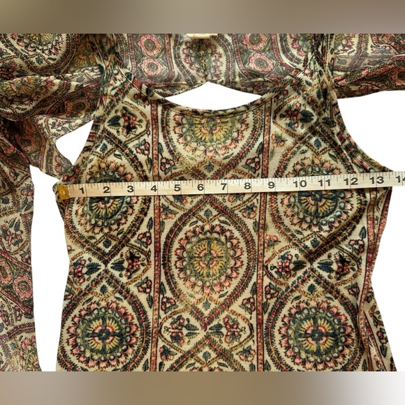 Anthropologie Multicolor Patterned Blouse - Picture 9 of 11